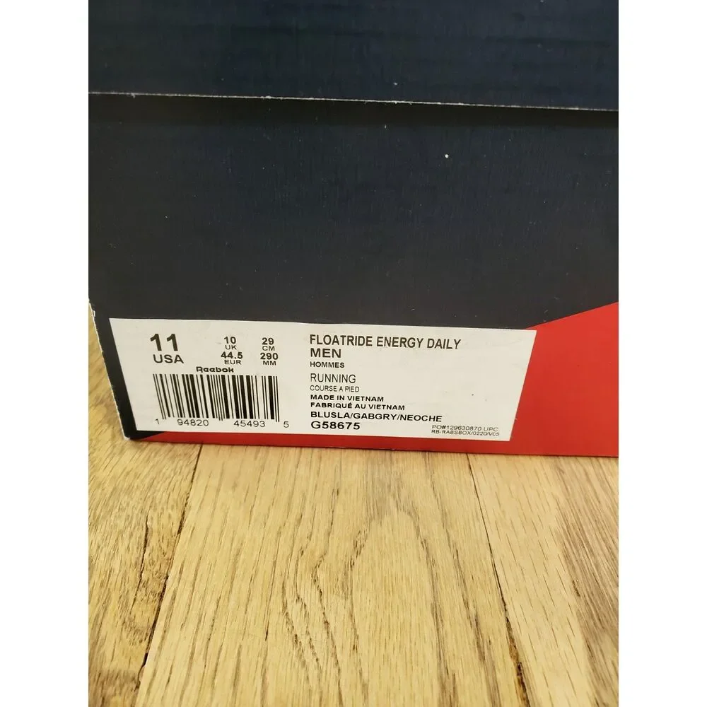 Reebok Mens 11 FLOATRIDE ENERGY DAILY Running Shoes Blue G58675 EUC